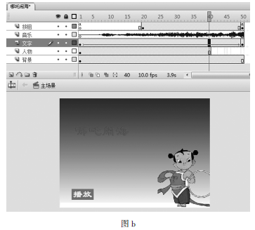 Photoshop图层提取与Flash动画制作技巧——以“哪吒闹海”为例